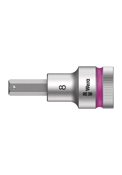 Wera 8740 C Hf Altıgen Uçlu Zyklop Lokma Bits, 1/2" Soketli, Tutma Fonksiyonlu, 8 X 60 Mm