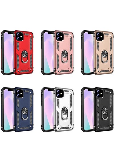 Apple Uyumlu iPhone 11 Kılıf Zore Vega Kapak Siyah