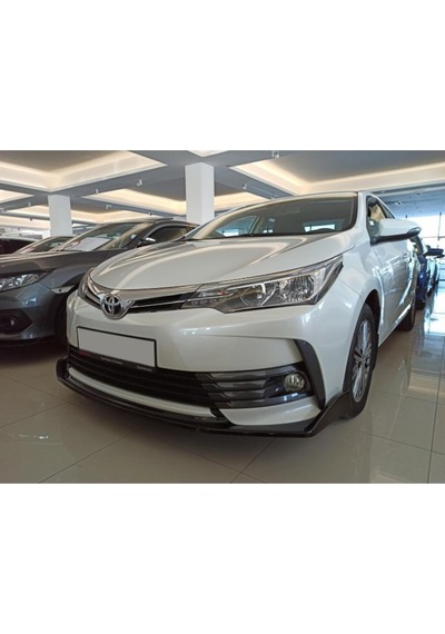 Toyota Corolla Uyumlu 2016-2018 Ön Tampon Altı Ek (piyano Black) Taıwan