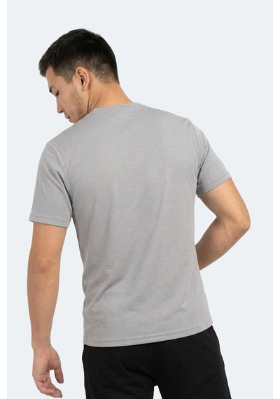 Slazenger Hugger Erkek Gri Tişört
