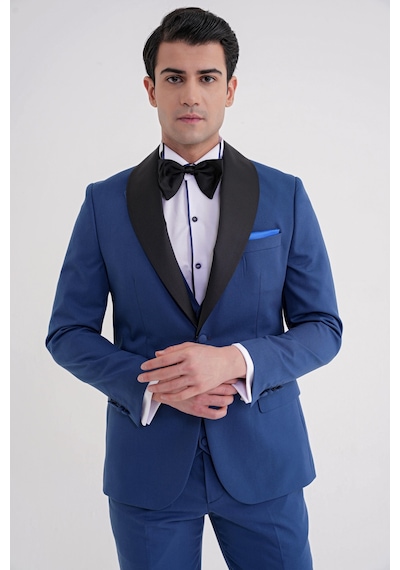 Slim Fit Çıkarılabilir Şal Saten Yaka Parlement Yelekli Damatlık Smokin Takım Black 072 Parlement Slim Fit Çıkarılabilir Şal Saten Yaka Parlement Yelekli Damatlık Smokin Takım Black 072 Parlement