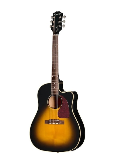 Epiphone J-45 Standard Ec Elektro Akustik Gitar Vintage Sunburst