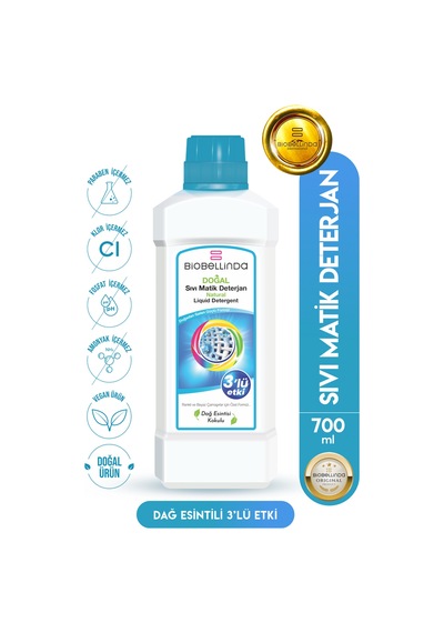 Doğal Konsantre Doğal Sıvı Matik Deterjan 700 Ml Diğer