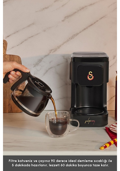 Karaca Just Coffee Aroma 2 İn 1 Filtre Kahve Ve Çay Demleme Makinesi Galatasaray