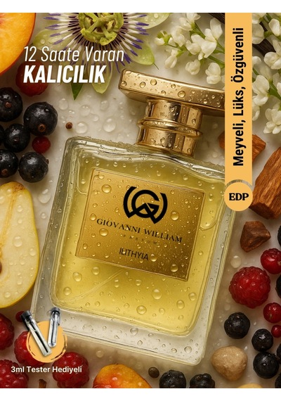 İlithyia Kadın Erkek Parfüm Edp Güçlü Kalıcı Sexy Passion Fruit, Armut, Ahududu, Misk, Vanilya Meyveli