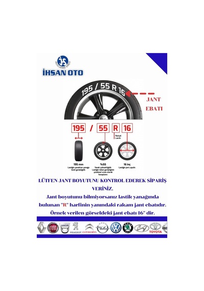 Fiat Linea 15" Jant Kapağı Takımı 4 Adet 51812811 f013