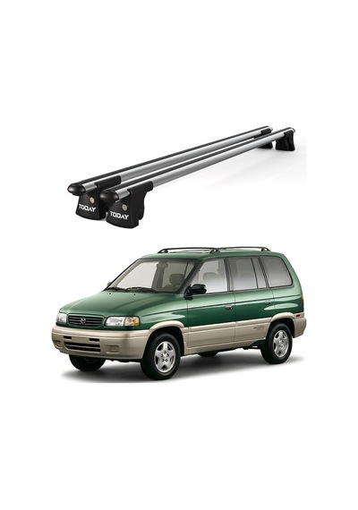 Trio-ı Mazda Mpv 1997-1999 Uyumlu Kilitli Ara Atkı 135cm Port Bagaj Tavan Barı