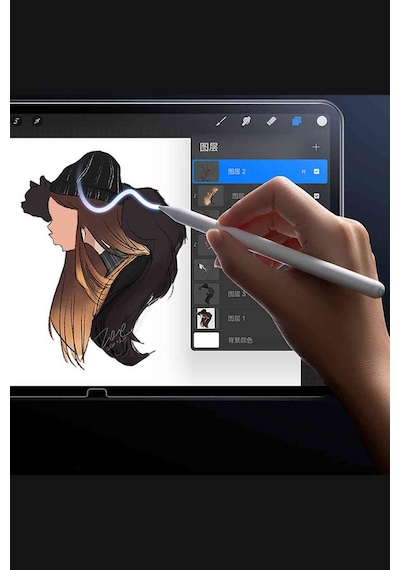Apple Uyumlu iPad  11. Nesil 2025 A16 Çip 11 İnç Fuchsia Tablet Temperli Cam Ekran Koruyucu