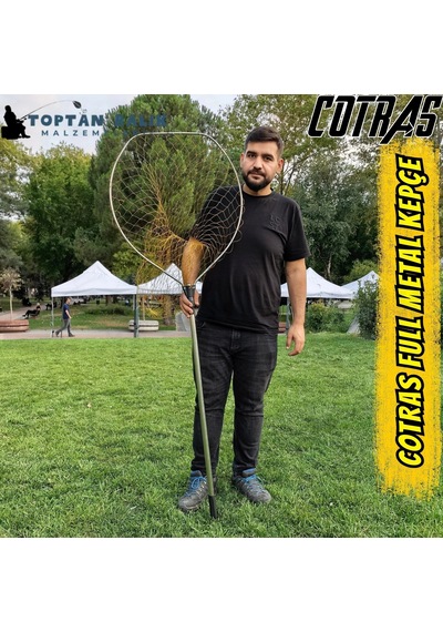 Cotras Full Metal Ayrılabilir Teleskopik Balık Kepçesi - 60x70 C