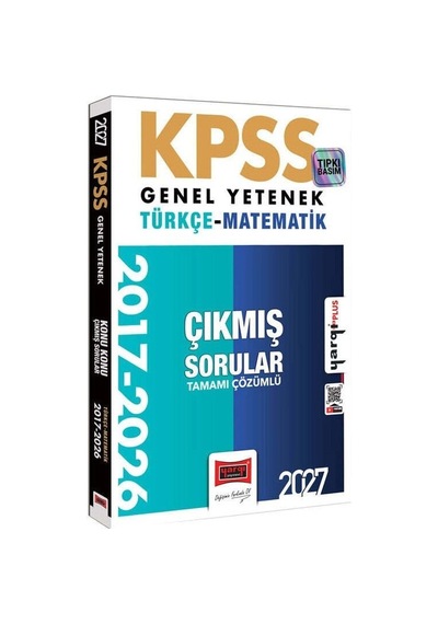 Yargı 2027 Kpss Genel Yetenek Türkçe-matematik Çıkmış Sorular 2017-2026 Çözümlü