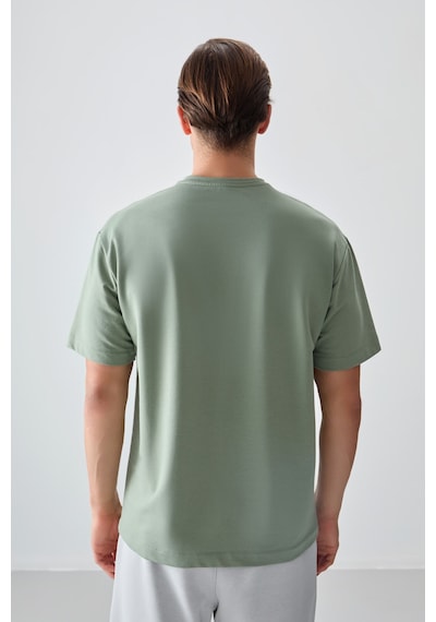 Air Jones Tommy Life Açık Yeşil Pamuklu Kalın Yumuşak Dokulu Oversize Fit Baskılı Erkek T-shirt - 88373 CAMEL Air Jones Tommy Life Açık Yeşil Pamuklu Kalın Yumuşak Dokulu Oversize Fit Baskılı Erkek T-shirt - 88373 CAMEL