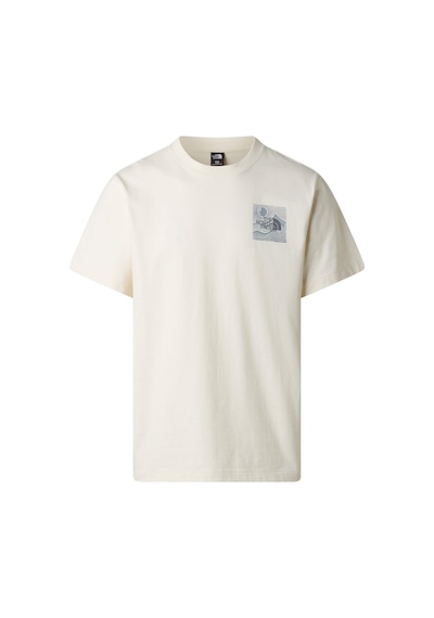 The North Face M Mountaın Escape Relaxed Short Sleeve T Erkek Tişört Nf0a8gb1qlı1 Beyaz