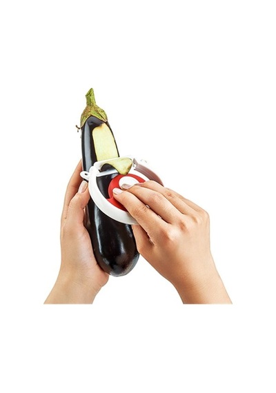 Ergonomik Tasarımlı Avuç Içi Seramik Bıçak Meyve Sebze Soyacak Asorti Ekru - 873130423 Ekru