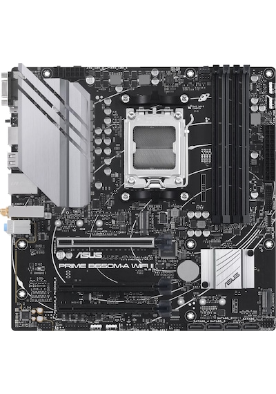Asus Prime B650M-A WIFI II AMD B650 6400 MHz (OC) DDR5 Soket AM5 mATX Anakart