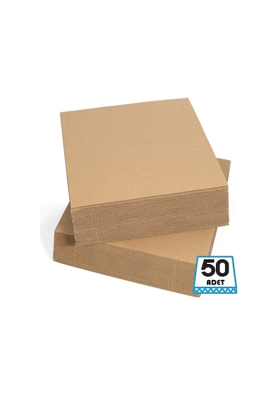 25X30Cm 3Mm 50Adet Oluklu Mukavva Karton - Maket - Hobi Kartonu 25X30Cm 3Mm 20'Li Paket