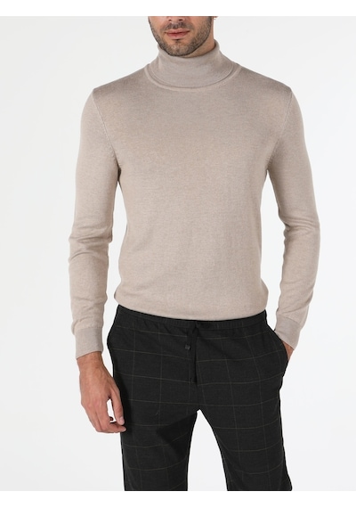 Colin's Slim Fit Balikci Erkek Bej Kazak CL1023624_q1.v2_BME