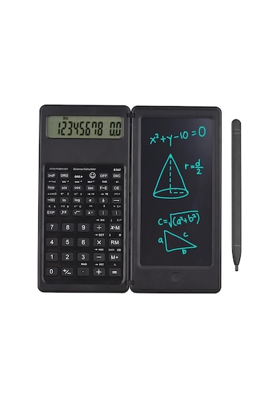 Valkyrie S9 Dijital Not Defterli Bilimsel Fonksiyonlu Hesap Makinesi E-writer - Katlanabilir Siyah