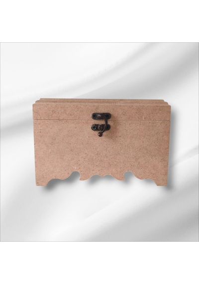 Ahşap-boyanabilir-4 Bölmeli-klipsli-çok Amaçlı Küçük Organizer Ku
