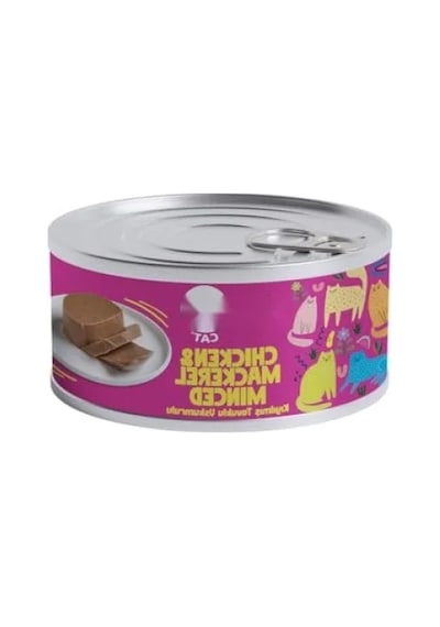 Tavuklu Ve Uskumrulu Lezzetli Yaş Kedi Maması, 85 Gr