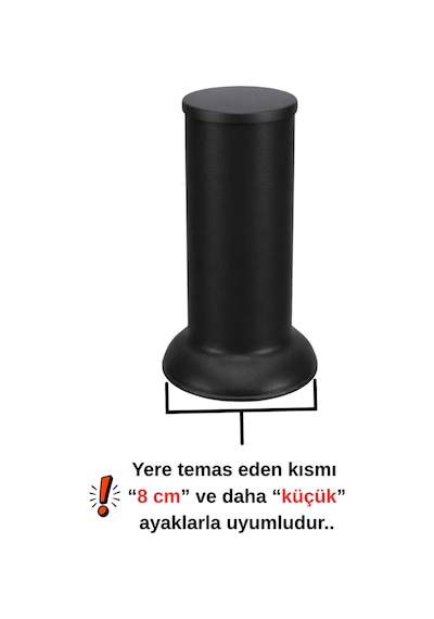Robot Süpürge İçin Ahşap Baza Yükseltici 3,5cm Yükseltir, Çap.8 Oyuklu Takoz 1 Adet