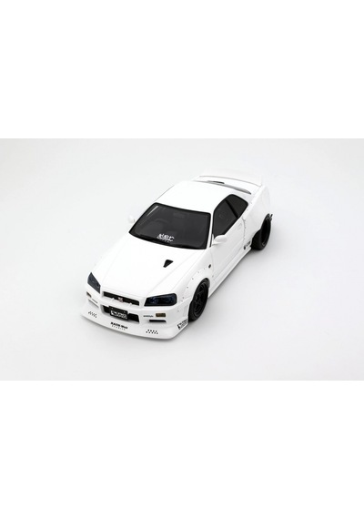 Otto Models Ot1135 1/8 Nissan Skyline Gt-r R34 Krc Body Kit Pearl White Qx1 2019