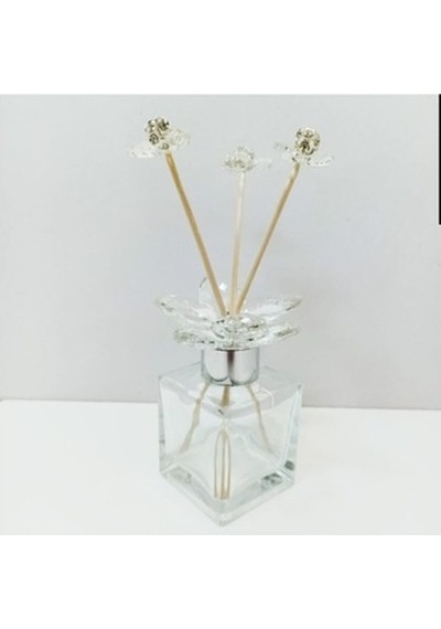 Kristal Koku Şişesi Silver Serisi Bambu Çubuklu (493143046)