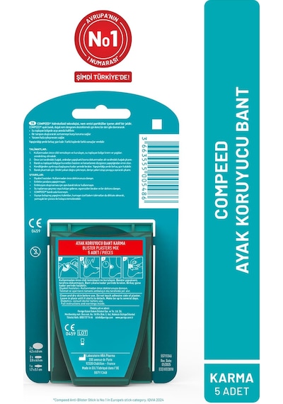 Compeed Acıyı Hızla Hafifleten Hidrokolloid Ayak Koruma Ve Yara Bandı Karma Set