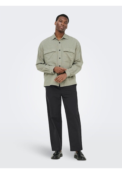 Only & Sons Sinus Tapered Erkek Siyah Pantolon 22037322-jbk