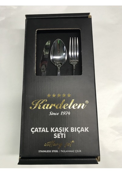 Kardelen Istabul Model 12 Kişilk 72 Parça 18/10 /304 Kaşıkçatal B Çelik