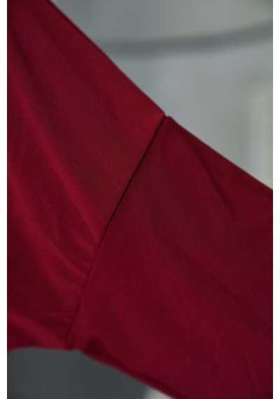 Penyebizden Tesettür Extra Uzun Tunik -bordo
