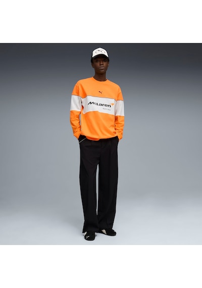 Puma Mclaren Racıng Lıfestyle Erkek Geniş Kesim Sweatshırt 637508 03 Turuncu