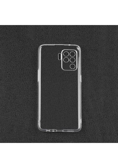 Noktaks - Oppo Reno 5 Lite Uyumlu - Kılıf Şeffaf Soft Slim Fitt Süper Silikon Kapak - Şeffaf