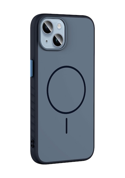 Apple Uyumlu iPhone 14 Kılıf M-safe Şarj Özellikli Zore Tea Kapak - Gold Altın