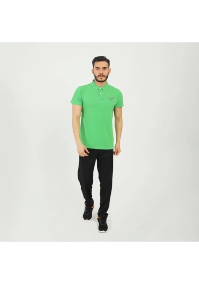 Joma Erkek Günlük T-shirt Polo Yeşil Rush 4231115 Yeşil