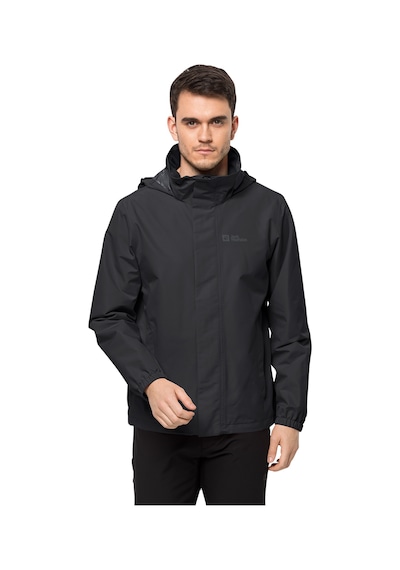 Jack Wolfskin Stormy Point 2L Erkek Su Geçirmez Outdoor Montu  Si Siyah