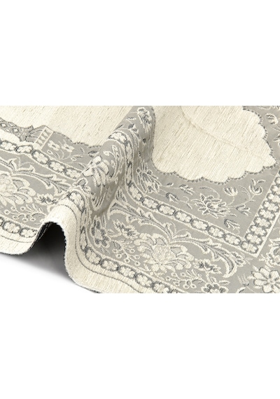 Mihraplı Şönil Lüks Seccade - Gri Renk