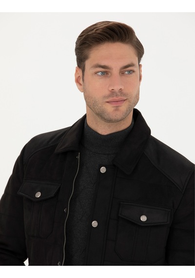 Pierre Cardin Erkek Siyah Deri Mont-kaban 50282834-001 Siyah