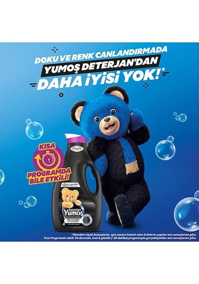 Yumoş Sıvı Bakım Deterjanı Siyah 42 Yıkama 2.520 Ml 2950 ML