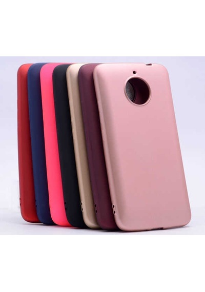 Lenovo Moto E4 Plus Kılıf Zore Premier Silikon Kapak Kırmızı