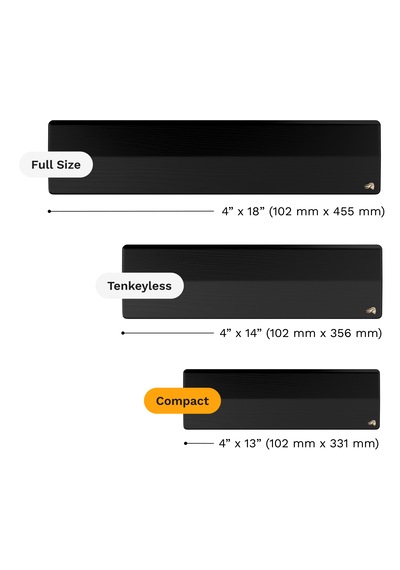Glorious Ergonomik %65 %75 Ahşap Bilek Desteği