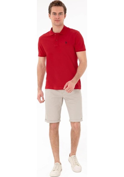 U.S. Polo Assn. Gtp04ıy025 Kırmızı Erkek Polo Yaka T-shirt 2084151