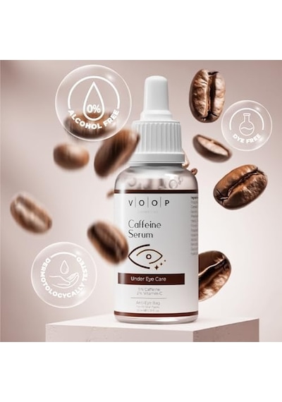 Kafein Göz Altı Morlukları Karşıtı 5% Caffeine + 2% Vitamin C 30 Ml Serum