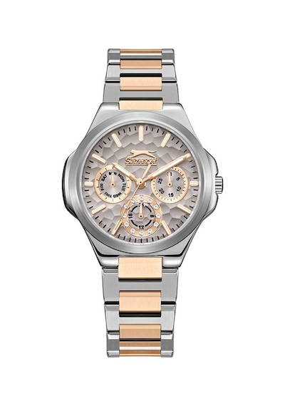 Slazenger Sl.09.2365.4.02 Quartz Çelik 44 Mm Rose Gri Erkek Kol Saati