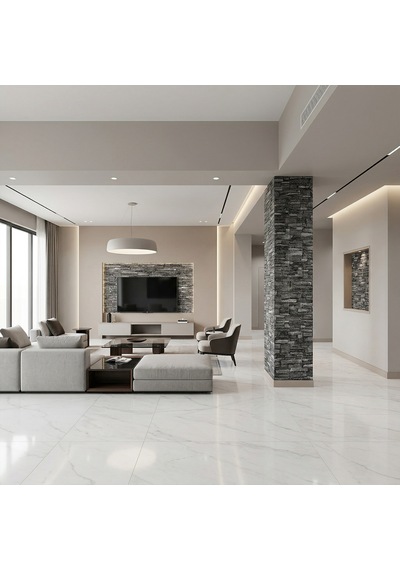 Brano 70x77 Cm Kendinden Yapışkanlı Kabartmalı, Gri Kiremit Desenli Duvar Kaplama Z152-6