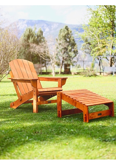 Mandu Ahşap Adirondack Ayak Uzatma Standı
