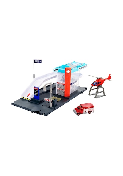 Matchbox Aksiyon Sürücüleri Oyun Seti Arama Kurtarma Helikopteri