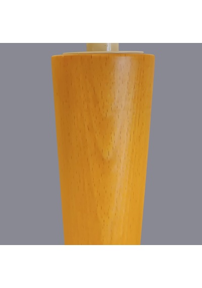 Vepel Minimal Kahverengi Abajur Ahşap
