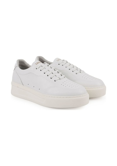 Libero Lz5905 Kalın Eva Taban Antik Görünümlü Unisex Sneaker Beyaz
