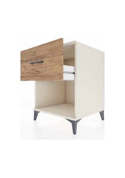 Kronos Komodin Tek Çekmeceli 60x59x80 Aytaşı-çam Aytaşı