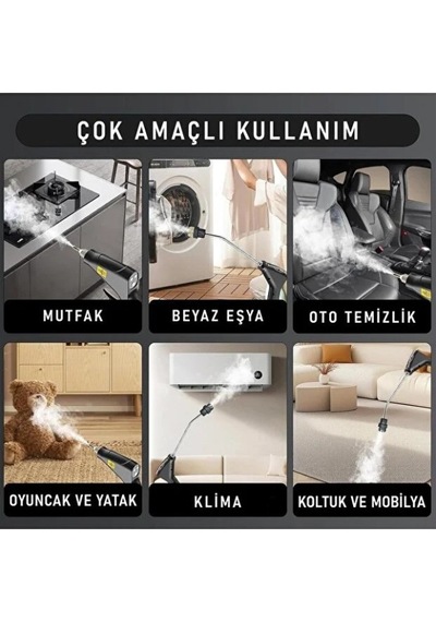 Büro Ev Ofis Hijyeni İçin Kompakt Basınçlı Buharlı Temizleyici